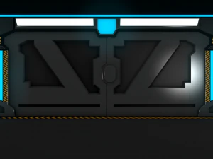 sci fi door 3D Model