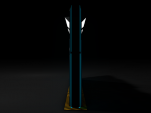 sci fi door 3D Model
