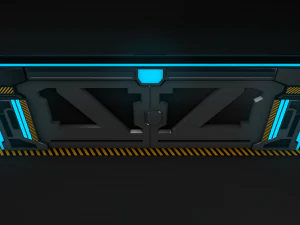 sci fi door 3D Model