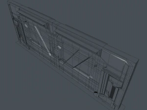 sci fi door 3D Model