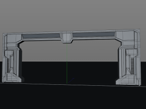 sci fi door 3D Model