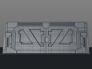 sci fi door 3D Model