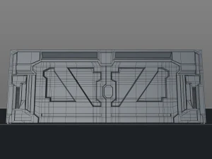 sci fi door 3D Model
