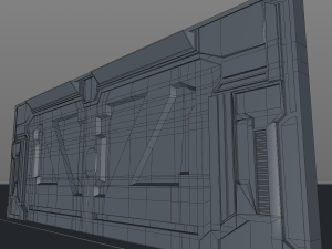 sci fi door 3D Model