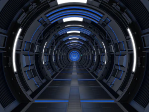 corredor de ficção científica Modelo 3D