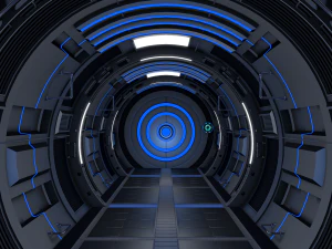 sci fi corridor 3D Model