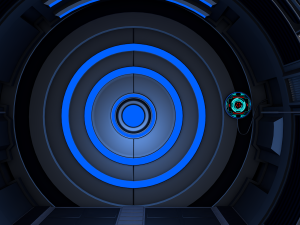 sci fi corridor Model 3D