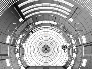 sci fi corridor 3D Model