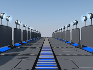 sci fi bridge 3Dモデル