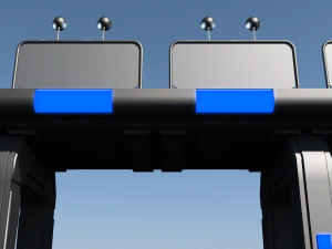 ponte de fic&ccedil;&atilde;o cient&iacute;fica Modelo 3D