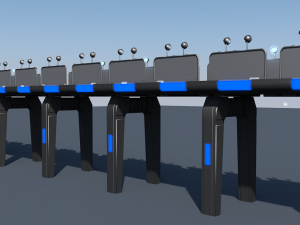 sci fi bridge 3Dモデル