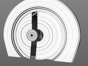 sci fi corridor 3D Model