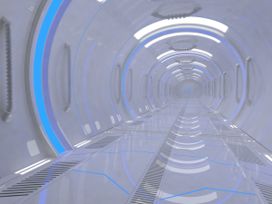 sci fi corridor 3D Model