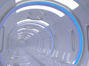 sci fi corridor 3D Model