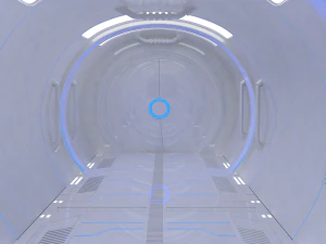 sci fi corridor 3D Model