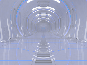sci fi corridor Modello 3D