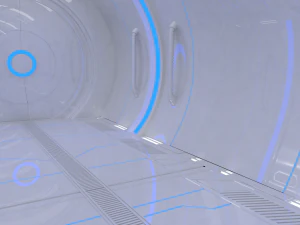 sci fi corridor 3D Model