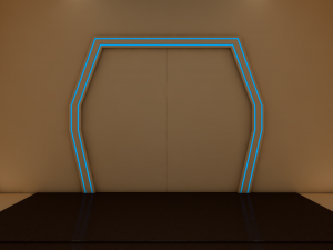 sci fi corridor 3D 모델