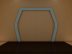 sci fi corridor 3D Model