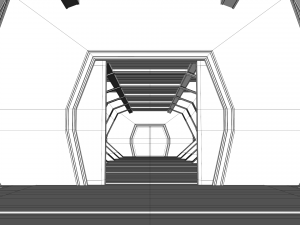 sci fi corridor 3D 모델