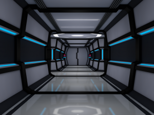 sci fi interior 3D Model