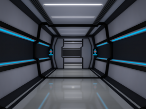 sci fi interior 3D Model