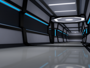 sci fi interior 3D Model