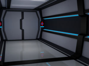 sci fi interior 3D Model