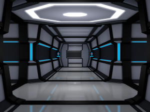 sci fi interior 3D Model