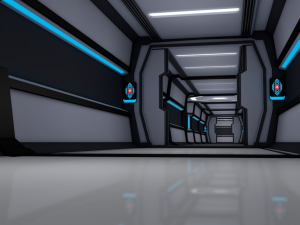 sci fi interior 3D Model