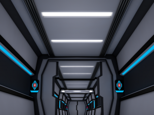 sci fi interior 3D Model