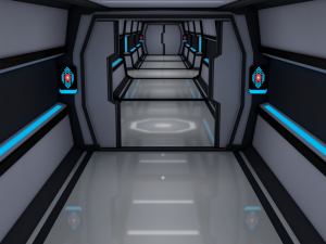 sci fi interior 3D Model