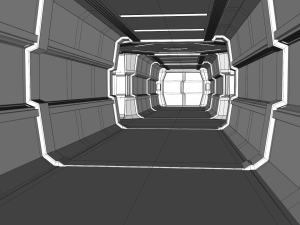 sci fi interior 3D Model