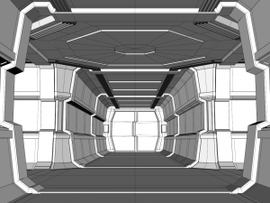 sci fi interior 3D Model