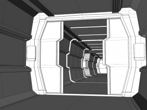 sci fi interior 3D Model