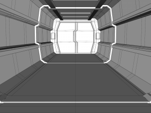 sci fi interior 3D Model
