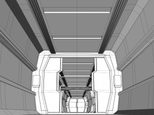 sci fi interior 3D Model