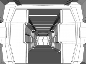 sci fi interior 3D Model