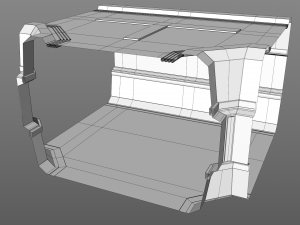 sci fi interior 3D Model