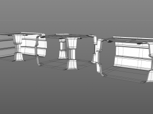 sci fi interior 3D Model