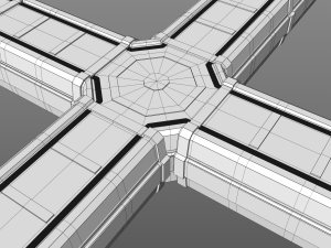 sci fi interior 3D Model