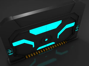 sci fi door 3D Model