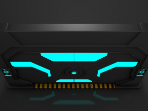 sci fi door 3D Model