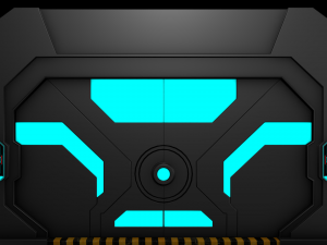 sci fi door 3D Model