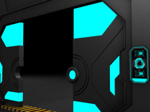 sci fi door 3D Model