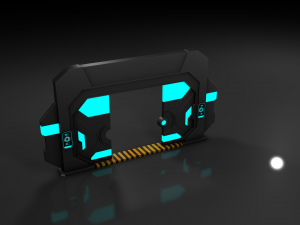 sci fi door 3D Model