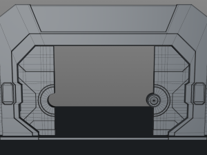 sci fi door 3D Model