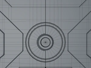 sci fi door 3D Model