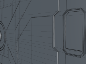 sci fi door 3D Model