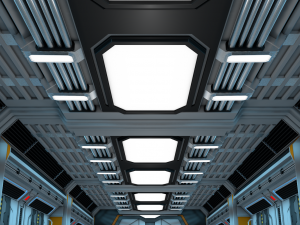 sci fi corridor 3D 模型